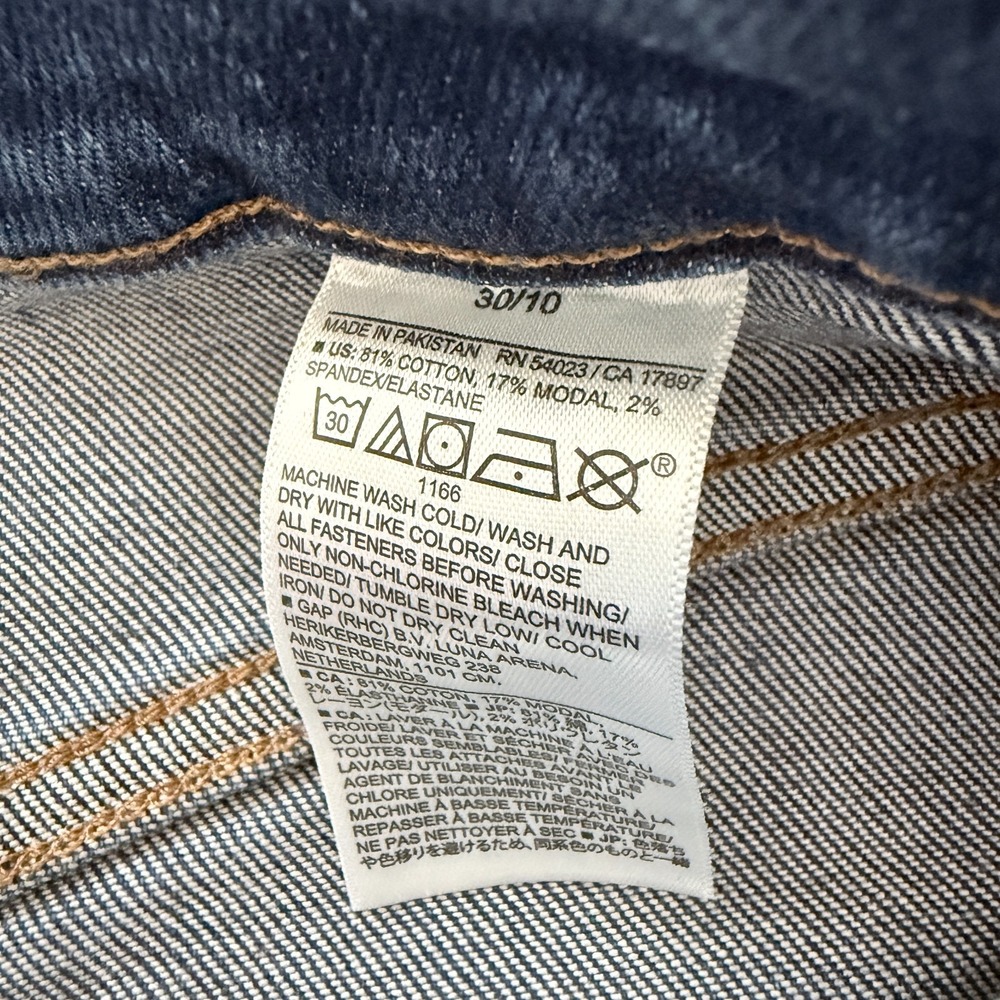 Banana Republic Vintage Stretch Wide Leg Jeans Womens 30/10 Blue High Rise - Picture 5 of 7